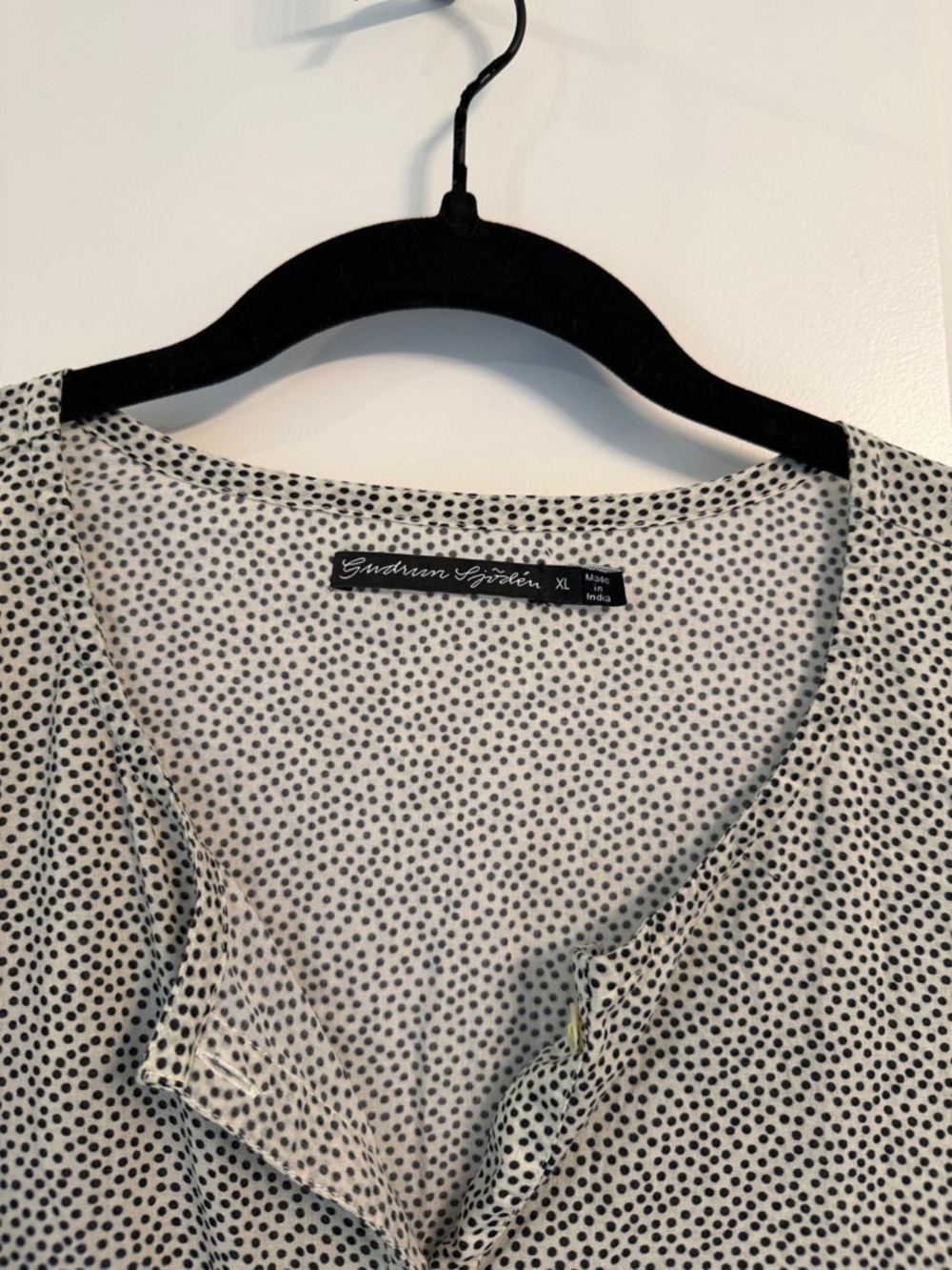 Gudrun Sjoden Black and White Button-Front Maxi Dress - Picture 2 of 4